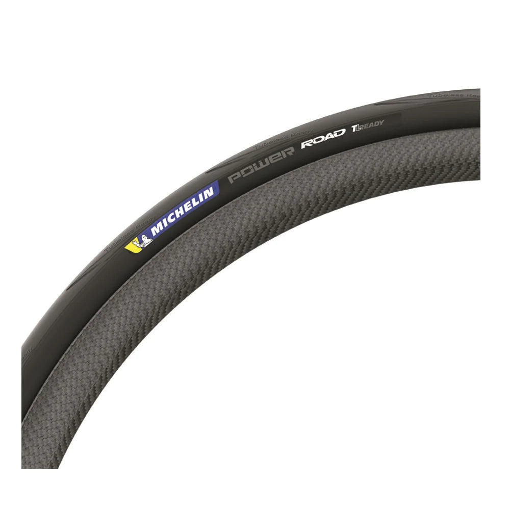 Llanta Michelin POWER ROAD BLACK - Tubless (700X25C)