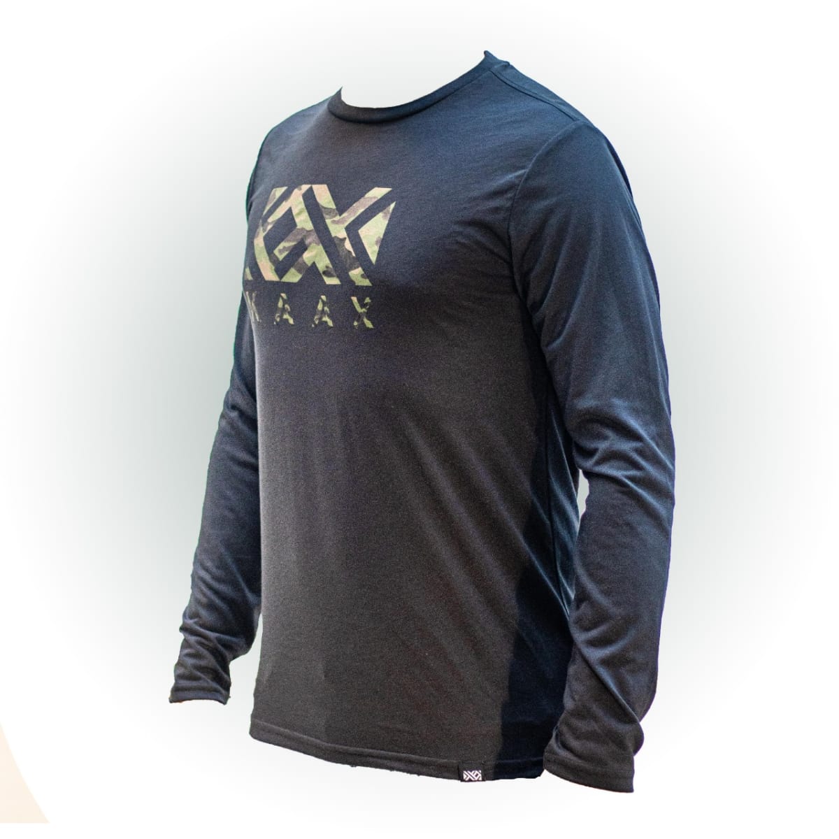 Playera ML Kaax Logo Militar Caballero Negra