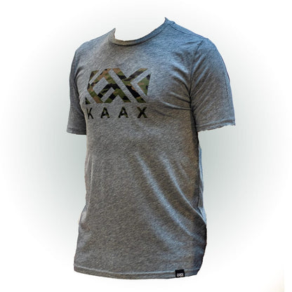 Playera Kaax Logo Militar Caballero Gris