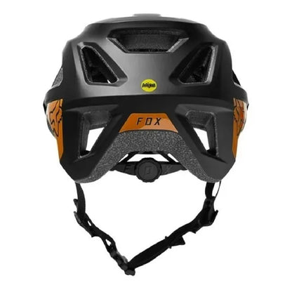 Casco Fox MainFrame Joven Oro Negro