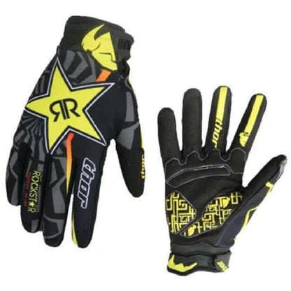 Guantes Rockstar Thor Negro/Amarillo